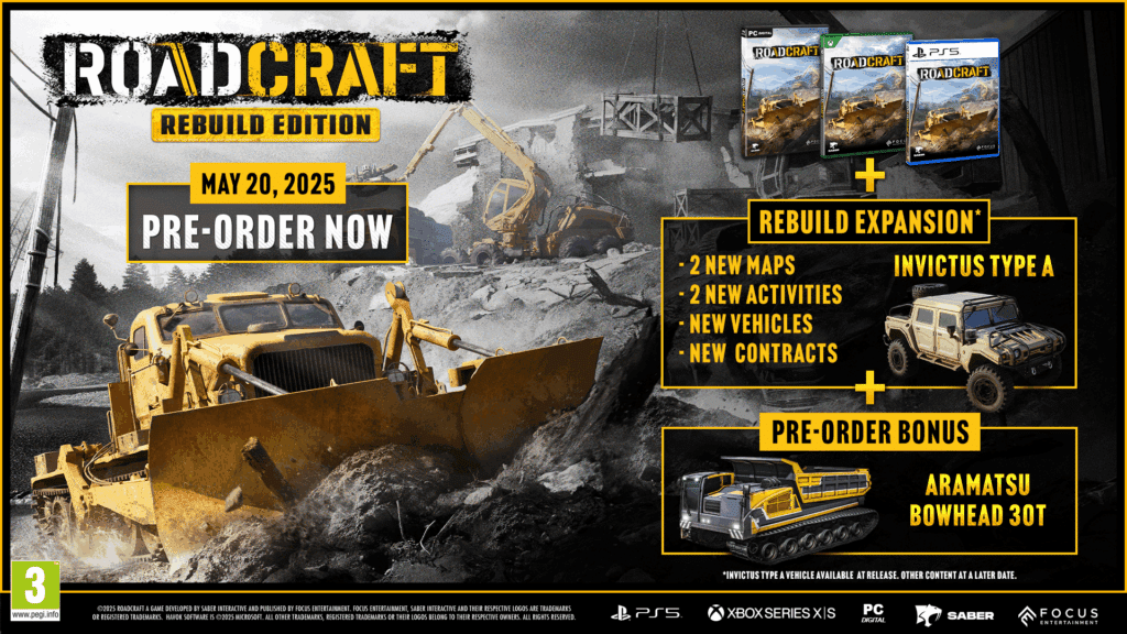 RoadCraft – Rebuilding After Disaster in a Realistic Simulation