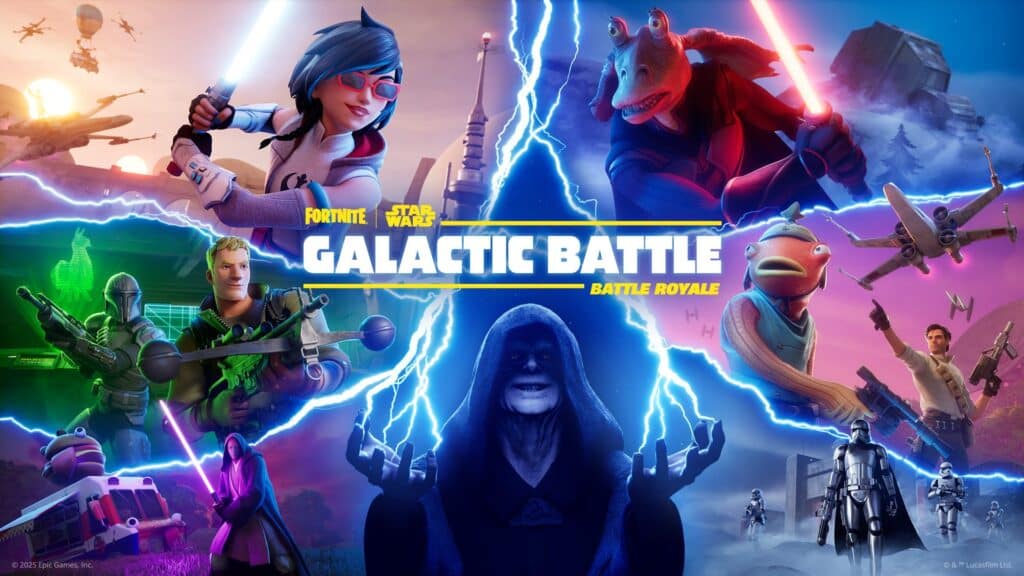 Fortnite Galactic Battle Launches Today with Star Wars Spectacle